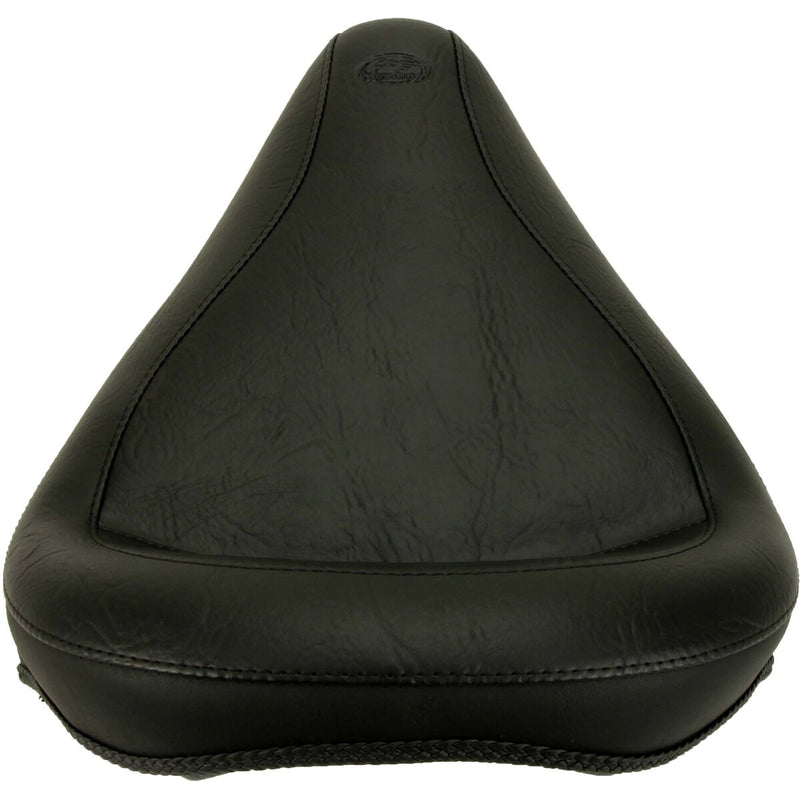 MUSTANG Standard Touring Solo Smooth Vinyl Seat - Black - Softail '84-'99