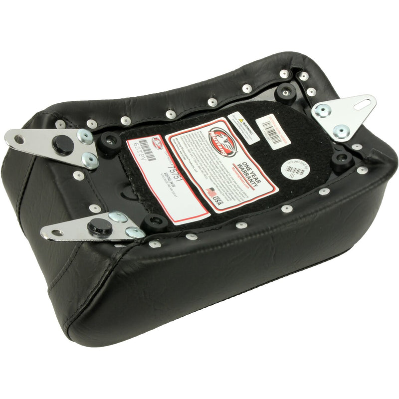 MUSTANG Smooth Vintage Style Pillion Pad - Softail '84-'99