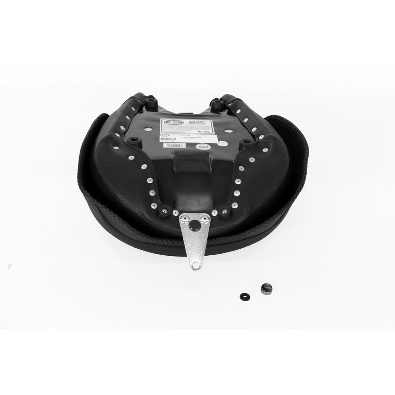 MUSTANG Wide Solo Seat - Smooth - Black - Dyna '96-'03