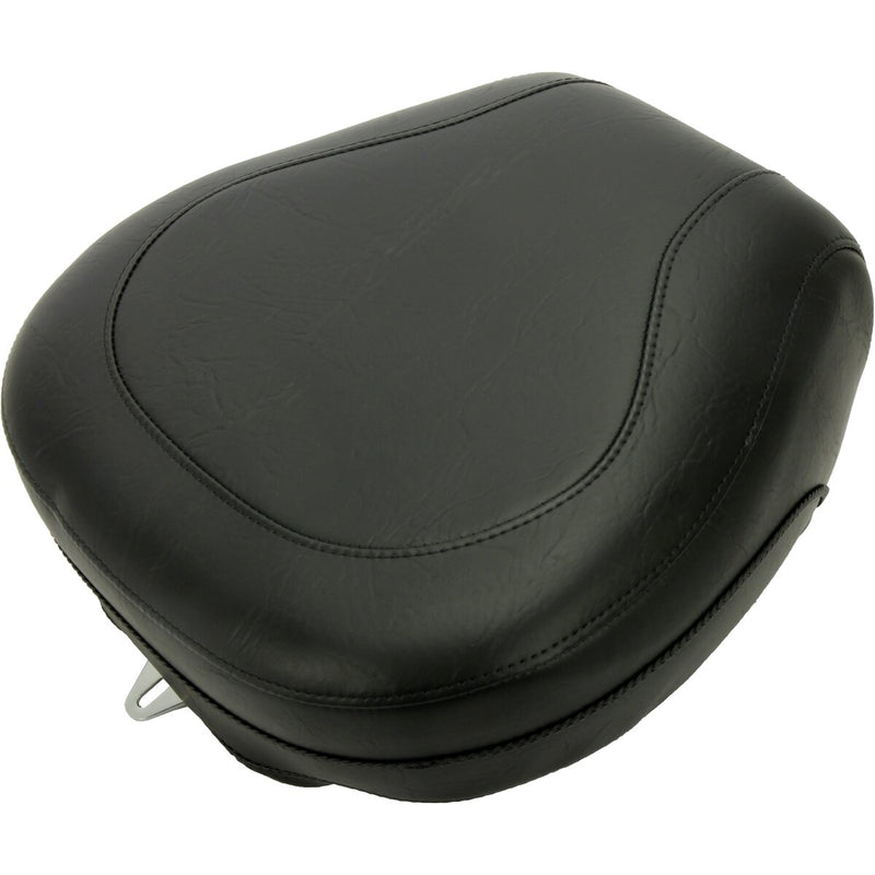 MUSTANG Vintage Wide Rear Seat - Smooth - Black - Softail '84-'99