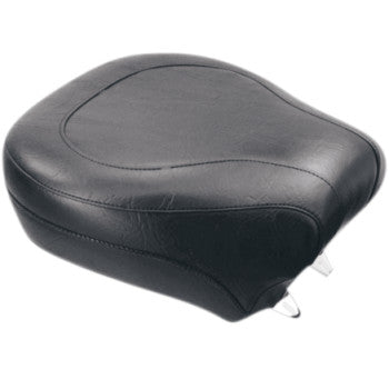 MUSTANG Vintage Wide Rear Seat - Smooth - Black - Softail '84-'99