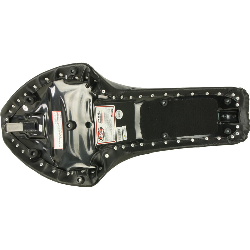 MUSTANG Fastback™ Seat - Stitched - Black - Softail '00-'07