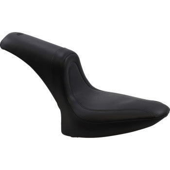 MUSTANG Fastback™ Seat - Stitched - Black - Softail '00-'07