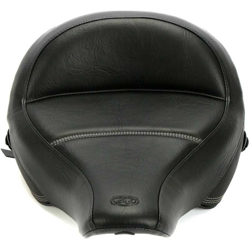 MUSTANG Max Profile Solo Touring Seat - without Driver Backrest - Black - Original - Softail '18-'21