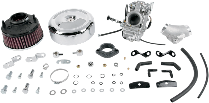 MIKUNI Smoothbore Carburetor Total Kit - HSR45 - '84-'00 Evolution Big Twin