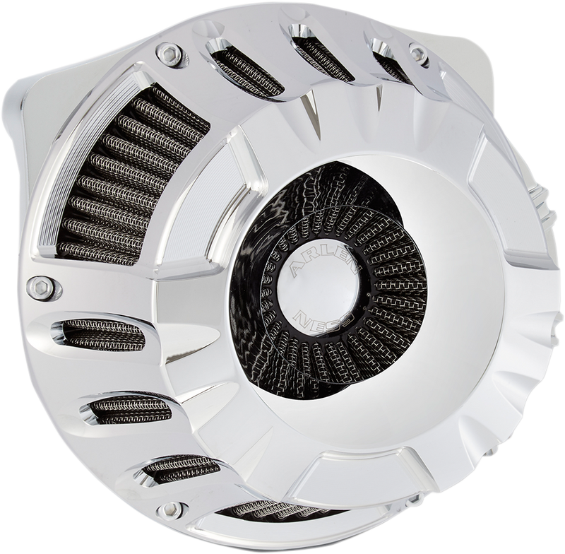 ARLEN NESS Deep Cut® Inverted Series Air Cleaner Kit - Chrome