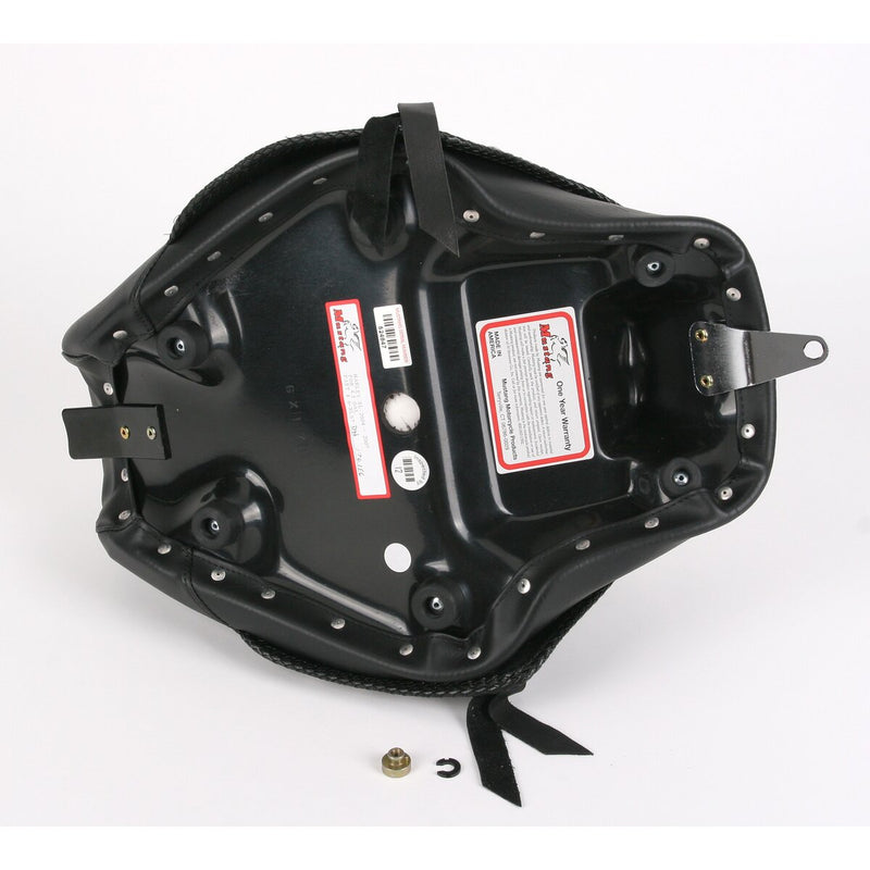 MUSTANG Solo Seat - Chrome Studs and Conchos - Sportster '04-'21 with 4.5 Gallon Tank