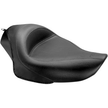 MUSTANG Wide Vintage Solo Seat - Sportster '04-'21 with 2.1/3.3 Gallon Tank