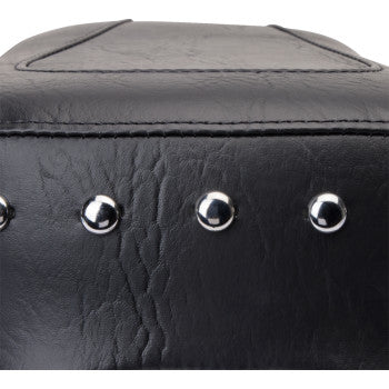 MUSTANG 8" Wide Rear Seat - Chrome Studs - FLST '00-'17