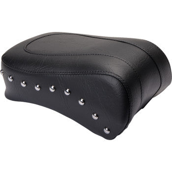 MUSTANG 8" Wide Rear Seat - Chrome Studs - FLST '00-'17