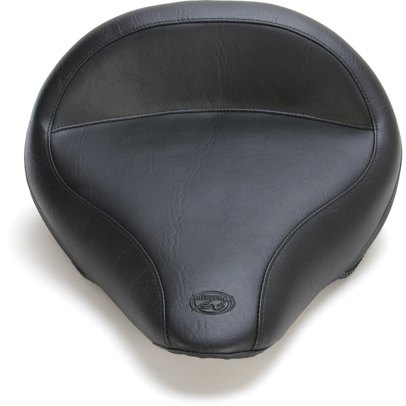 MUSTANG Wide Vintage Solo Seat - Plain - Softail '00-'16