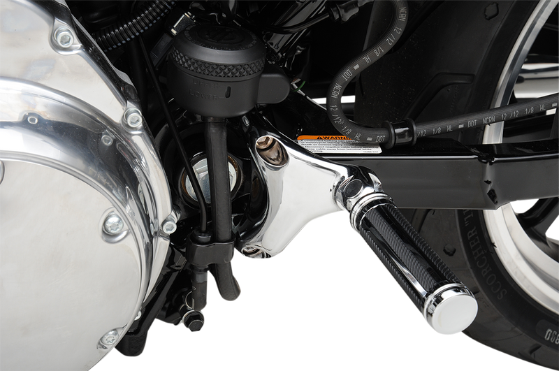 DRAG SPECIALTIES Passenger Footpeg Mount Kit - Chrome - XL '04-'13