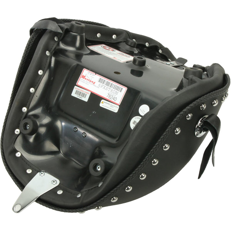 MUSTANG Solo Seat - Chrome Studs w/ Conchos - Softail '06-'17