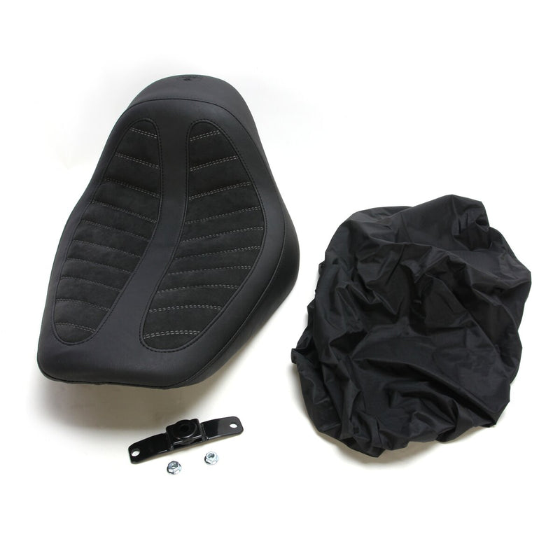 MUSTANG Kodlin Signature Series Solo Seat - Black - Softail '13-'17