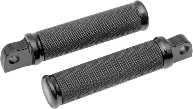 DRAG SPECIALTIES Hotop Designs Folding Footpegs - Knurled - Black