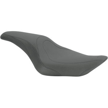 MUSTANG Tripper Fastback™ One-Piece 2-Up Seat - Stitched - Black - Sportster '10-'21