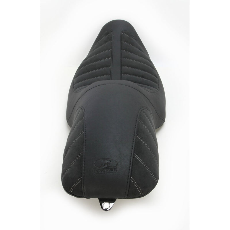 MUSTANG Kodlin Signature Series One-Piece Seat - Black - Touring '08-'21