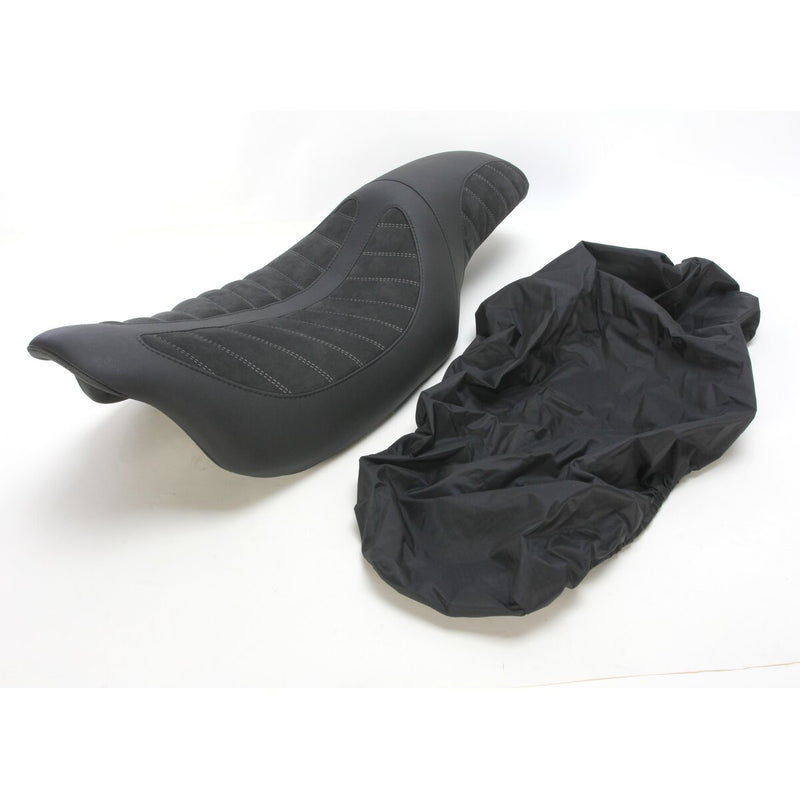 MUSTANG Kodlin Signature Series One-Piece Seat - Black - Touring '08-'21