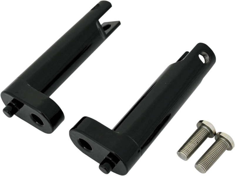 DRAG SPECIALTIES Passenger Footpeg Mount Kit - Black - FLH/FLT