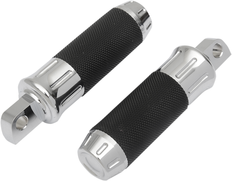 DRAG SPECIALTIES Folding Custom Male Mount Footpegs - Chrome