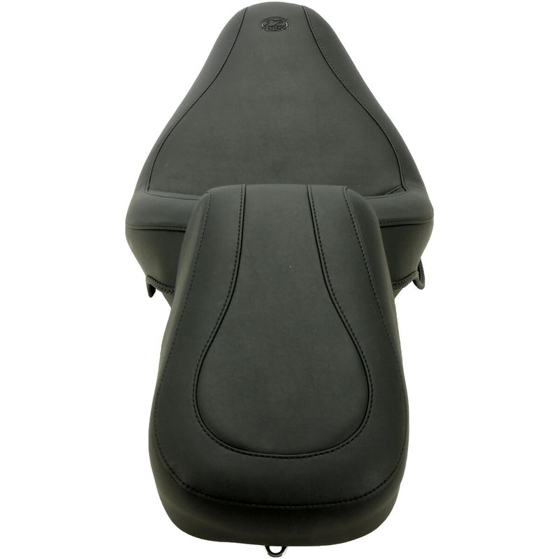 MUSTANG Standard Touring One-Piece 2-Up Seat - Smooth - Softail '06-'17