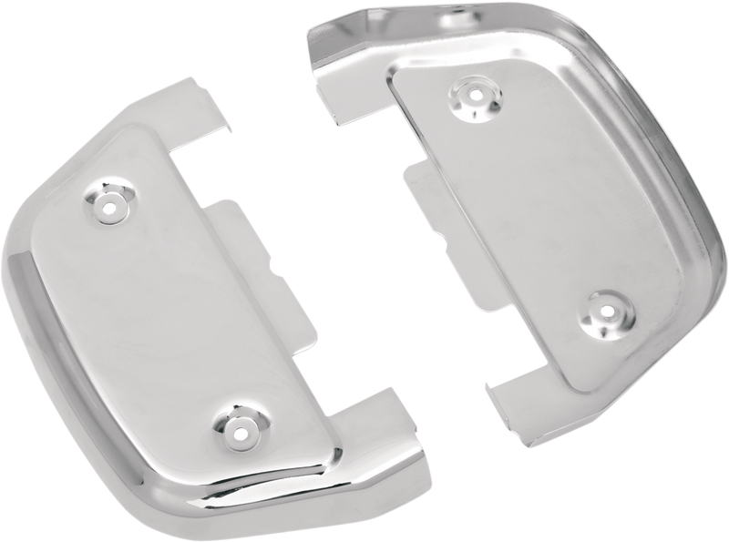 DRAG SPECIALTIES Passenger Floorboard Covers - Chrome - FL