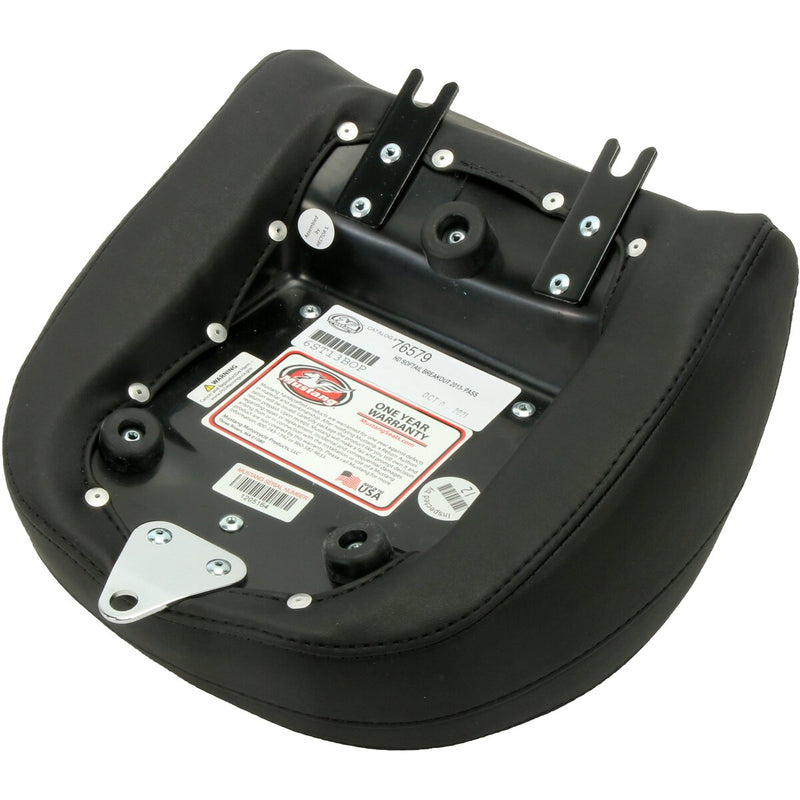 MUSTANG Passenger Touring Seat -  Black - Trapezoid Stitch - Breakout '13-'17