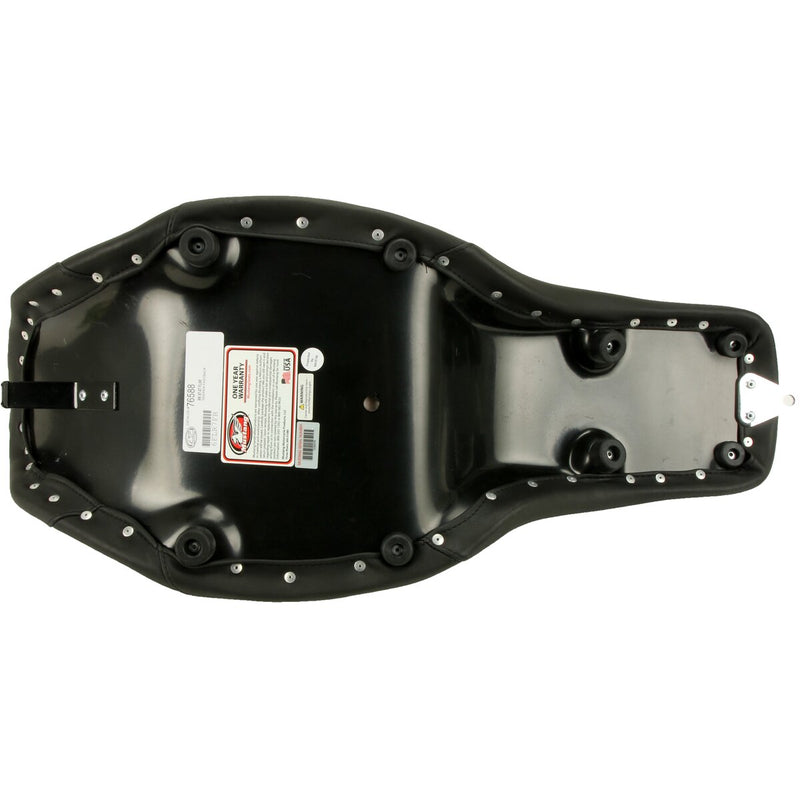 MUSTANG Tripper™ Fastback Seat - Stitched - Black - Touring '97-'07