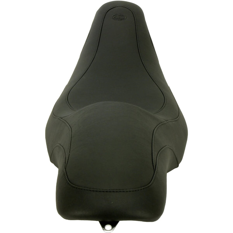 MUSTANG Tripper Fastback™ Seat - Stitched - Black - Touring '97-'07