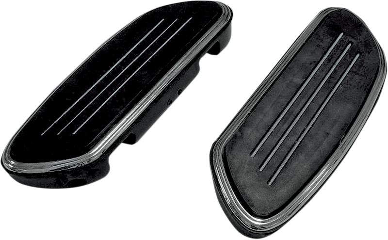 DRAG SPECIALTIES Sweeper Design Passenger Floorboards - Black