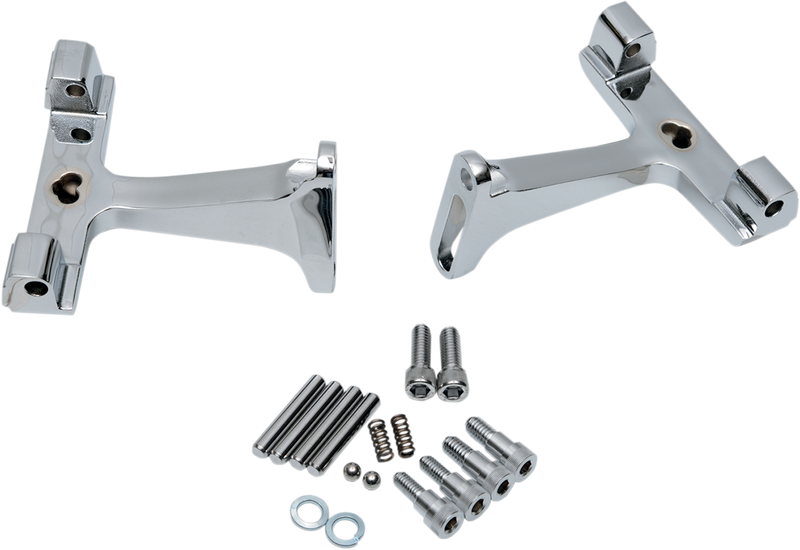 DRAG SPECIALTIES Passenger Floorboard Mounts - Chrome - Touring '93-'23