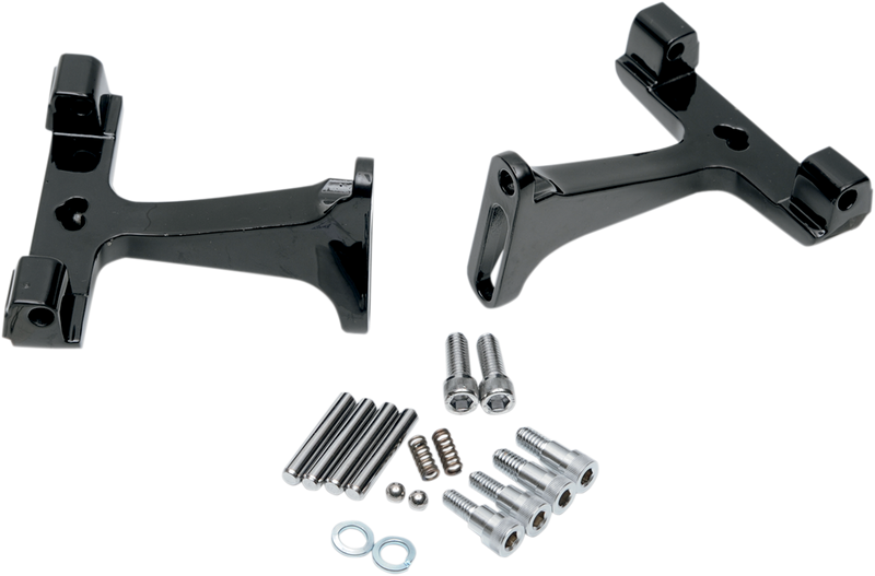 DRAG SPECIALTIES Passenger Floorboard Mounts - Black - Touring '93-'23