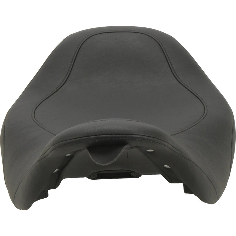 MUSTANG Wide Tripper™ Solo Seat - Smooth - Black - Touring '08-'21
