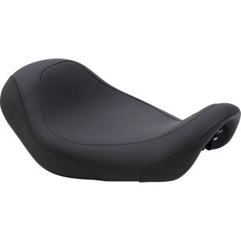 MUSTANG Wide Tripper™ Solo Seat - Smooth - Black - Dyna '06-'17