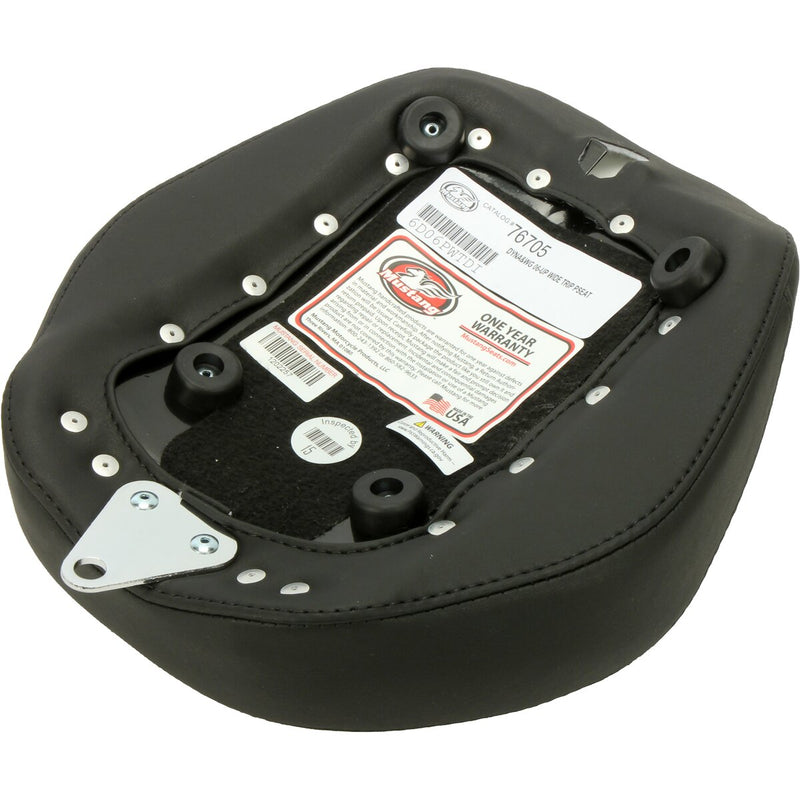 MUSTANG Wide Tripper™ Forward Passenger Seat - Diamond - Black - Dyna '06-'17