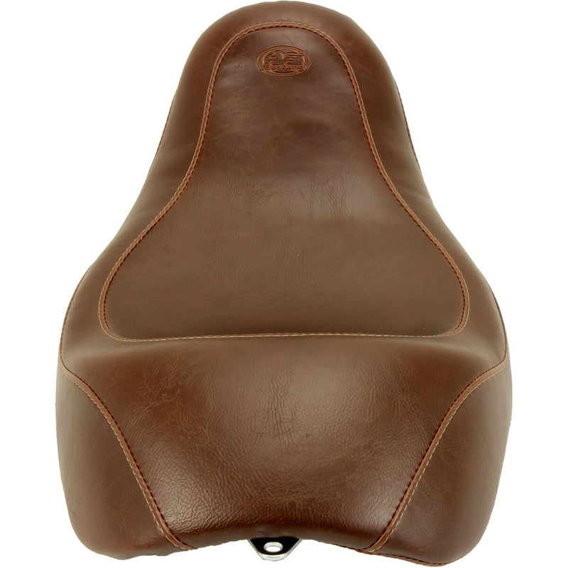 MUSTANG Wide Tripper™ Forward Solo - Smooth - Brown - Dyna '06-'17