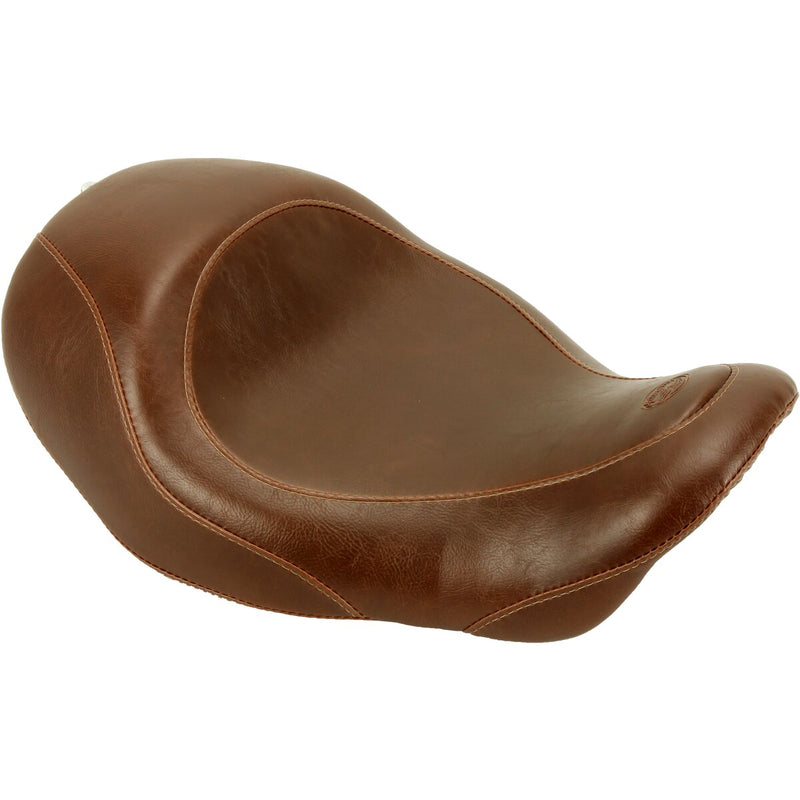 MUSTANG Wide Tripper™ Forward Solo - Smooth - Brown - Dyna '06-'17