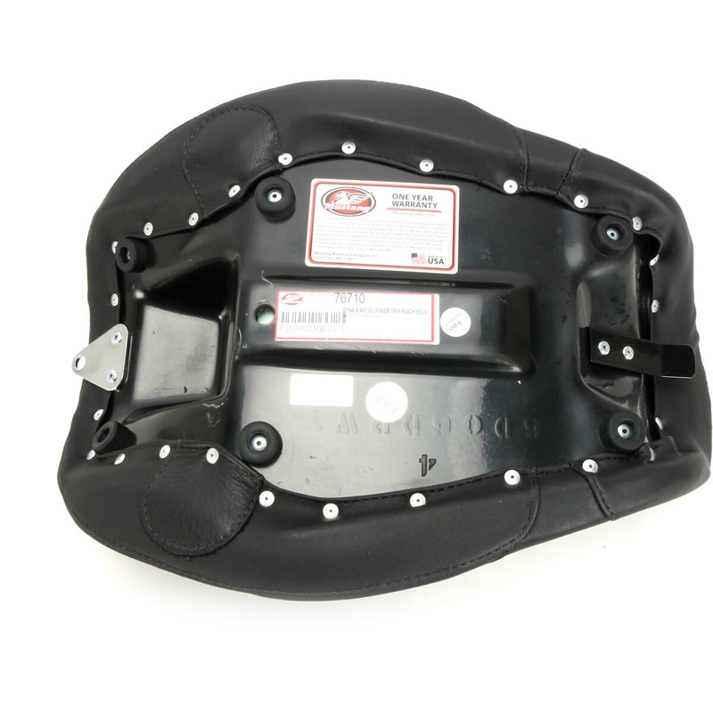 MUSTANG Wide Tripper™ Forward Solo Seat - Diamond - Black - Dyna '06-'17