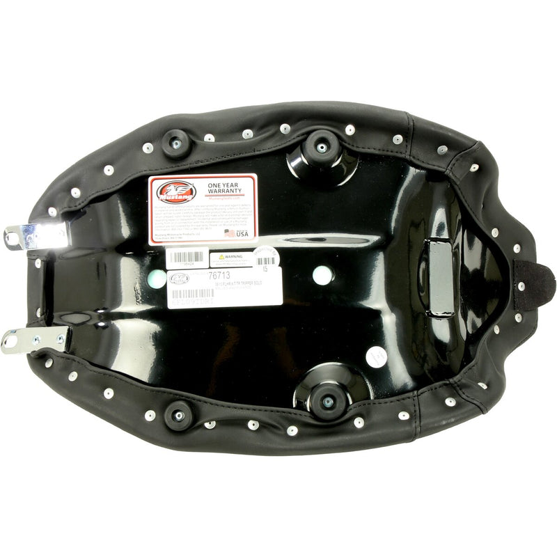 MUSTANG Tripper™ Solo Seat - Tuck and Roll - Black - Touring '08-'21