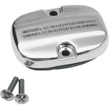DRAG SPECIALTIES Reservoir Cover - Master Cylinder - Rear - Chrome - FLH/FLT '08-'24