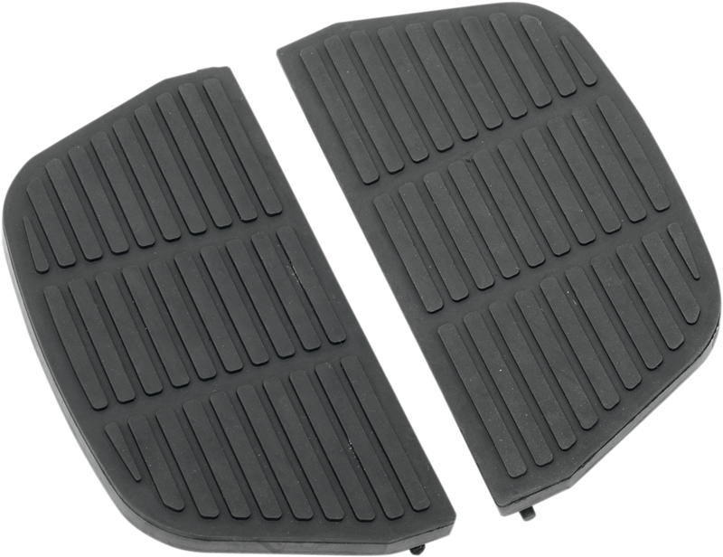 DRAG SPECIALTIES Replacement Passenger Floorboard Insert Pads - Black - '87-'05