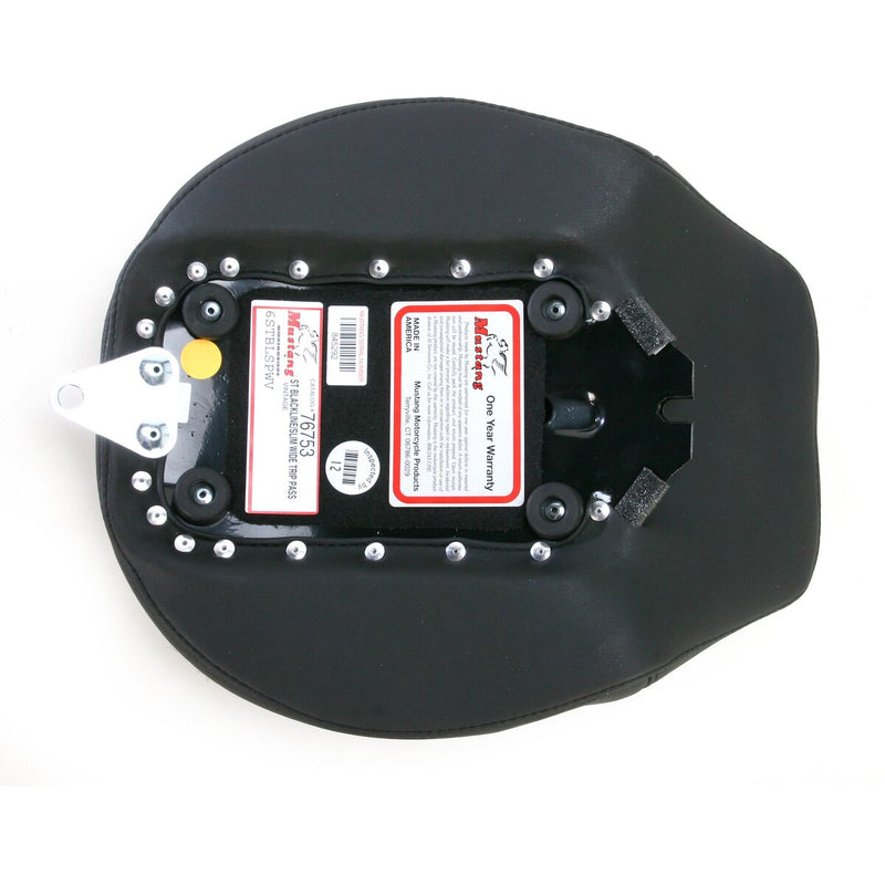 MUSTANG Wide Vintage Rear Seat - Smooth - Black - FXS/FLS '11-'17