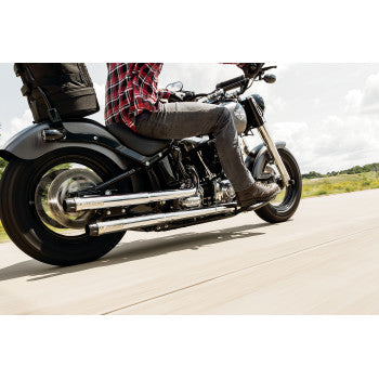 MUSTANG Wide Tripper™ Solo Seat - Smooth - Black - Softail '11-'17