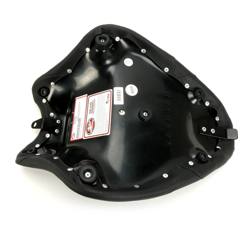 MUSTANG Wide Tripper™ Solo Seat - Diamond - Black - Softail '11-'17