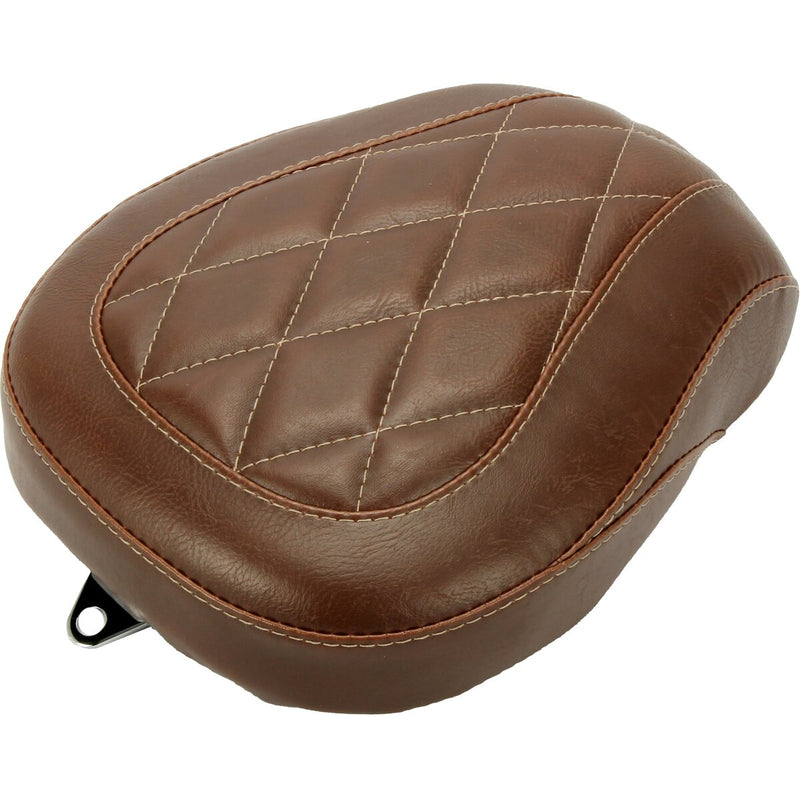 MUSTANG Wide Tripper™ Rear Seat - Diamond - Brown - FLS/FXS '11-'17