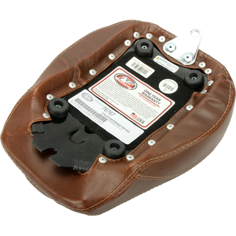 MUSTANG Wide Tripper™ Rear Seat - Diamond - Brown - FLS/FXS '11-'17