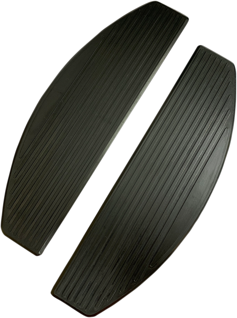 DRAG SPECIALTIES Replacement Driver Floorboard Insert Pads - Black - FLHC/FLSL '18-'21