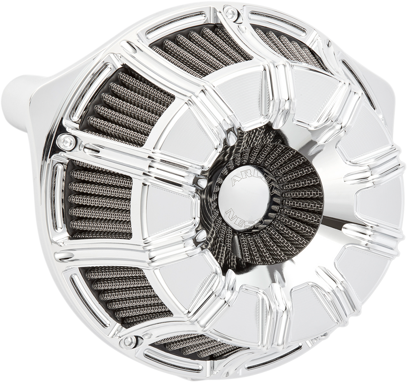 ARLEN NESS 10-Gauge Inverted Series Air Cleaner - Chrome
