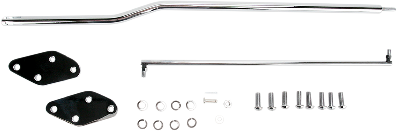 DRAG SPECIALTIES Forward Control Extension Kit - +2 - Chrome - FLD/FXD '06-'17