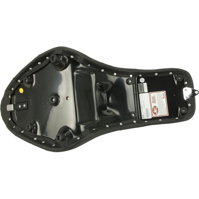 MUSTANG Dave Perewitz Signature Series Fastback 2-Up Seat - Black - Softail '01-'17